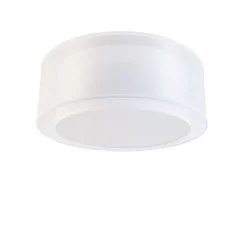 QAZQA Schlafzimmerlampen|Küchenlampen*Moderne Deckenleuchte weiß 50 cm 3-flammig - Drum Duo