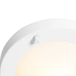 QAZQA Gartenbeleuchtung|Badezimmerlampen*Moderne Deckenleuchte weiß 18 cm IP44 - Yuma