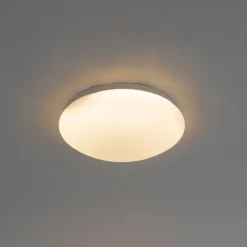 QAZQA Schlafzimmerlampen|Küchenlampen*Moderne Deckenleuchte weiß 26 cm inkl. LED - Iene