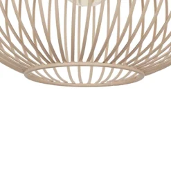 Trio Leuchten Pendelleuchten|Wohnzimmerlampen*Moderne Draht-Hängeleuchte schwarz mit Beige 33cm - Gila
