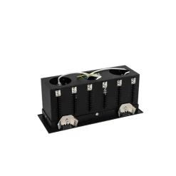 QAZQA Esszimmerlampen|Küchenlampen*Moderne Einbauleuchte schwarz verstellbar 3-Licht - Dach