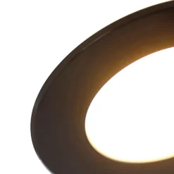 QAZQA Gartenbeleuchtung|Badezimmerlampen*Moderne Einbauleuchte schwarz inkl. LED 3-stufig dimmbar IP65 - Blanca