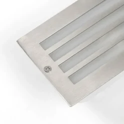 QAZQA Gartenbeleuchtung|Badezimmerlampen*Moderne Einbauleuchte Stahl IP44 - Hurricane