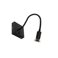 QAZQA Wandleuchten|Wohnzimmerlampen*Moderne flexible Wandleuchte USB schwarz - Zeno