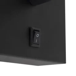 QAZQA Led-Wandleuchten|Wandleuchten*Moderne flexible Wandleuchte schwarze LED - Flex