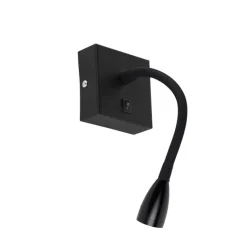 QAZQA Led-Wandleuchten|Wandleuchten*Moderne flexible Wandleuchte schwarze LED - Flex