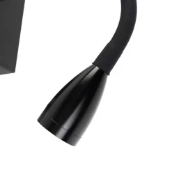 QAZQA Led-Wandleuchten|Wandleuchten*Moderne flexible Wandleuchte schwarze LED - Flex