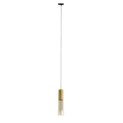 QAZQA Schlafzimmerlampen|Küchenlampen*Moderne goldene Pendelleuchte für 1-phasiges Schienensystem - Iconic Lloyd