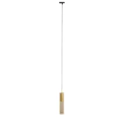 QAZQA Schlafzimmerlampen|Küchenlampen*Moderne goldene Pendelleuchte für 1-phasiges Schienensystem - Iconic Lloyd