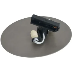 QAZQA Deckenstrahler|Aufbaustrahler*Moderne gunmetal Deckenleuchte für Schienenbeleuchtungssystem 1-phasig 2-Lichter - Iconic Pulley