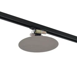 QAZQA Deckenstrahler|Aufbaustrahler*Moderne gunmetal Deckenleuchte für Schienenbeleuchtungssystem 1-phasig 2-Lichter - Iconic Pulley