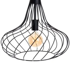 Honsel Pendelleuchten|Wohnzimmerlampen*Moderne hanglamp zwart - Iggy