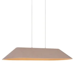 QAZQA Professional Schlafzimmerlampen|Küchenlampen*Moderne Hängelampe Beige inkl. LED 3-Stufen-Dimmbar - Dani