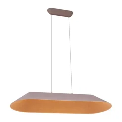 QAZQA Professional Schlafzimmerlampen|Küchenlampen*Moderne Hängelampe Beige inkl. LED 3-Stufen-Dimmbar - Dani