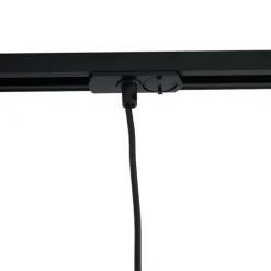 QAZQA Deckenstrahler|Aufbaustrahler*Moderne Hängelampe Beige mit Schwarz für Schienensystem 1-phasig - Iconic Frini