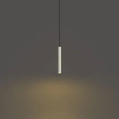 QAZQA Deckenstrahler|Aufbaustrahler*Moderne Hängelampe Beige mit Schwarz für Schienensystem 1-phasig - Iconic Frini