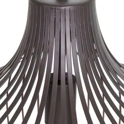 QAZQA Pendelleuchten|Wohnzimmerlampen*Moderne Hängelampe braun 38 cm - Sapphira