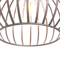 QAZQA Gartenbeleuchtung|Pendelleuchten*Moderne Hängelampe braun 3-flammig - Sapphira