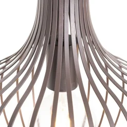 QAZQA Gartenbeleuchtung|Pendelleuchten*Moderne Hängelampe braun 3-flammig - Sapphira