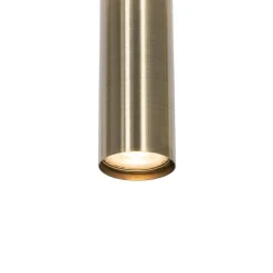 QAZQA Pendelleuchten|Wohnzimmerlampen*Moderne Hängelampe Bronze 5-flammig - Jeana