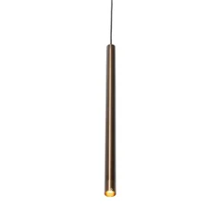 QAZQA Schlafzimmerlampen|Küchenlampen*Moderne Hängelampe Dunkelbronze für 1-phasiges Schienensystem - Iconic Frini