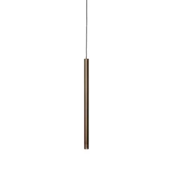 QAZQA Schlafzimmerlampen|Küchenlampen*Moderne Hängelampe Dunkelbronze für 1-phasiges Schienensystem - Iconic Frini