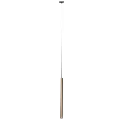 QAZQA Schlafzimmerlampen|Küchenlampen*Moderne Hängelampe Dunkelbronze für 1-phasiges Schienensystem - Iconic Frini