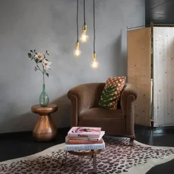 QAZQA Leuchten Ohne Schirm|Pendelleuchten*Moderne Hängelampe Gold - Cava 3