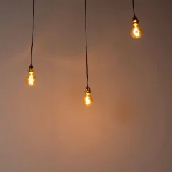 QAZQA Leuchten Ohne Schirm|Pendelleuchten*Moderne Hängelampe Gold - Cava 3