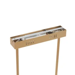 QAZQA Led-Pendelleuchten|Leuchten Ohne Schirm*Moderne Hängelampe inkl. LED 3-stufig dimmbar gold 5-flammig - Vivé