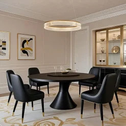 QAZQA Led-Pendelleuchten|Pendelleuchten*Moderne Hängelampe Messing 78cm inkl. LED 3-Stufen-Dimmbar - Anello Chandelier