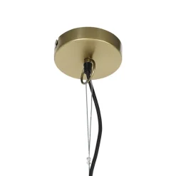 QAZQA Pendelleuchten|Wohnzimmerlampen*Moderne Hängelampe Messing 42 cm - Bolti