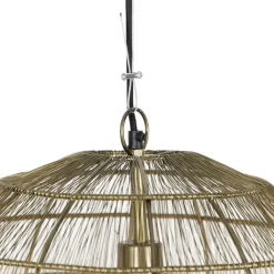 QAZQA Pendelleuchten|Wohnzimmerlampen*Moderne Hängelampe Messing 42 cm - Bolti