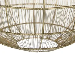 QAZQA Pendelleuchten|Wohnzimmerlampen*Moderne Hängelampe Messing 42 cm - Bolti