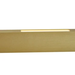 QAZQA Led-Pendelleuchten|Pendelleuchten*Moderne Hängelampe Messing inkl. LED 3-Stufen-Dimmbar Easylift - Straight