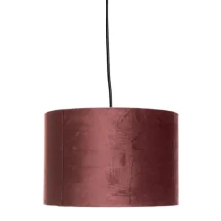 Honsel Pendelleuchten|Wohnzimmerlampen*Moderne Hängelampe rosa mit Gold 30 cm - Rosalina