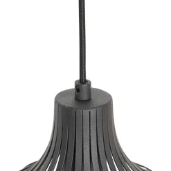 QAZQA Schlafzimmerlampen|Küchenlampen*Moderne Hängelampe schwarz 4-Licht - Sapphira