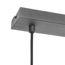 QAZQA Schlafzimmerlampen|Küchenlampen*Moderne Hängelampe schwarz 4-Licht - Sapphira