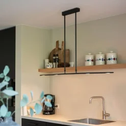 QAZQA Led-Pendelleuchten|Pendelleuchten*Moderne Hängelampe schwarz inkl. LED Dimmbar - Bold