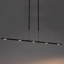 QAZQA Led-Pendelleuchten|Pendelleuchten*Moderne Hängelampe schwarz inkl. LED Dimmbar - Bold