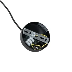 QAZQA Pendelleuchten|Wohnzimmerlampen*Moderne Hängelampe Schwarz mit Betonschirm - Nick