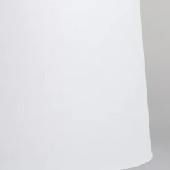 QAZQA Pendelleuchten|Wohnzimmerlampen*Moderne Hängelampe schwarz mit Schirm 45 cm weiß - Combi 1