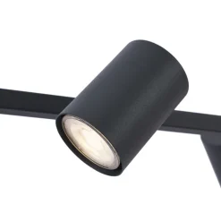 QAZQA Pendelleuchten*Moderne Hängelampe schwarz 6-flammig - Jeana Straight