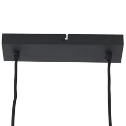 QAZQA Pendelleuchten*Moderne Hängelampe schwarz 6-flammig - Jeana Straight