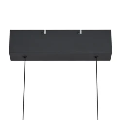 QAZQA Küchenlampen|Led-Pendelleuchten*Moderne Hängelampe schwarz inkl. LED 3-Stufen-Dimmbar Easylift - Straight