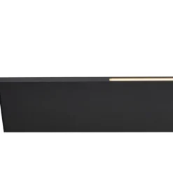 QAZQA Küchenlampen|Led-Pendelleuchten*Moderne Hängelampe schwarz inkl. LED 3-Stufen-Dimmbar Easylift - Straight