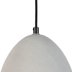 Paul Neuhaus Pendelleuchten|Wohnzimmerlampen*Moderne Hängelampe Schwarz mit grauem Beton - Eton