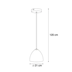 Paul Neuhaus Pendelleuchten|Wohnzimmerlampen*Moderne Hängelampe Schwarz mit grauem Beton - Eton