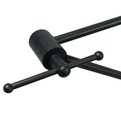 QAZQA Leuchten Ohne Schirm|Pendelleuchten*Moderne Hängelampe schwarz ohne Lampenschirm - Blitz I