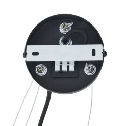 QAZQA Pendelleuchten|Wohnzimmerlampen*Moderne Hängelampe schwarz 6-flammig - Jeana Circle